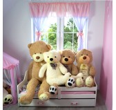 Plüschtier Teddybär Plüsch Ben XXL 120 cm Beige