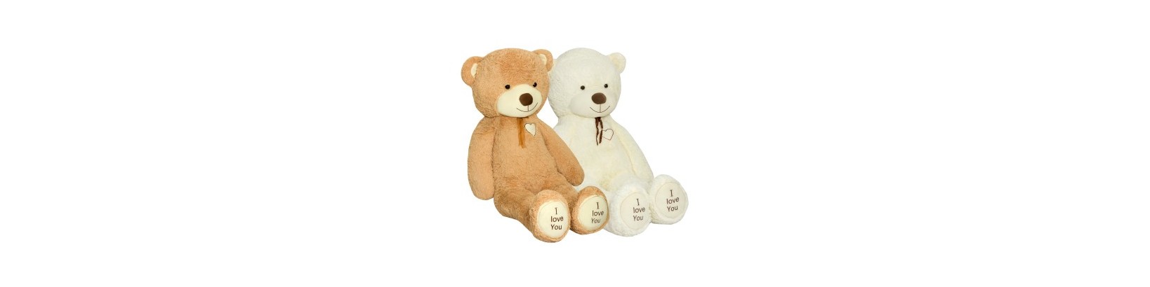 XXL Plüschtier Teddybär Sam | TEDBI Teddybären in Beige & Cremefarben