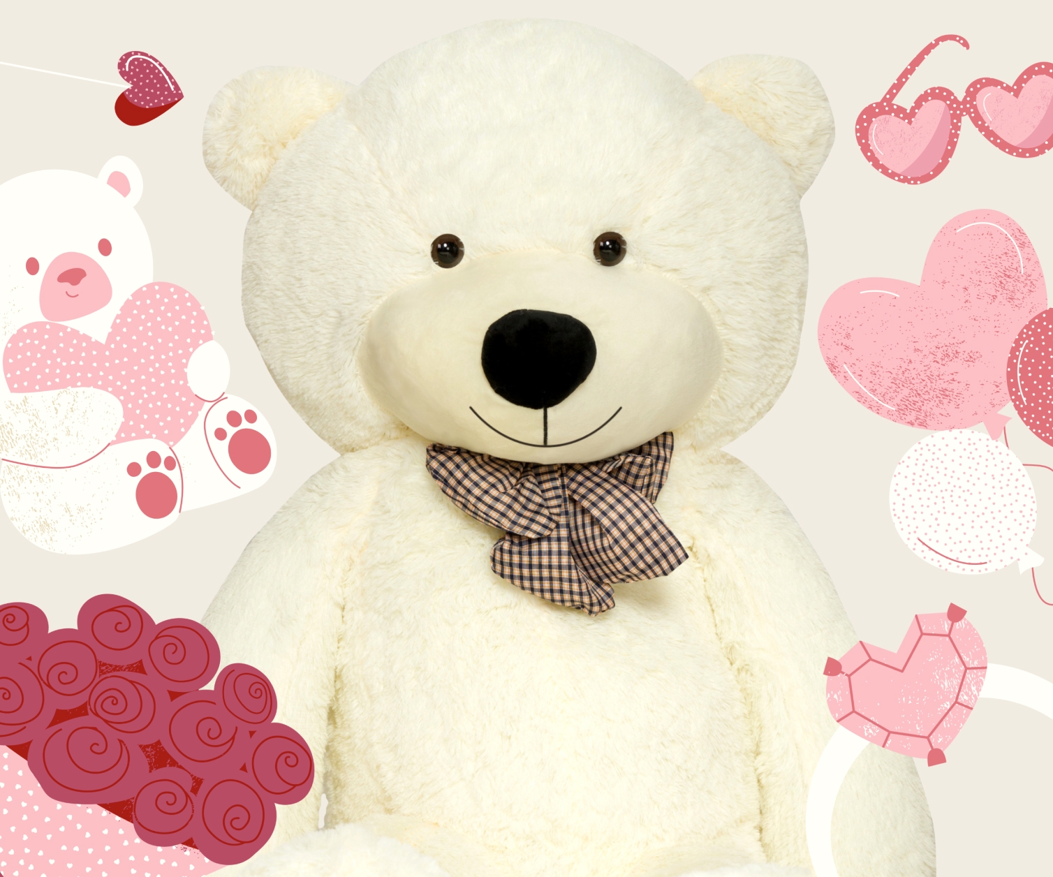 XXL Plüschtier Teddybär - das beste Valentinstagsgeschenk für Frauen